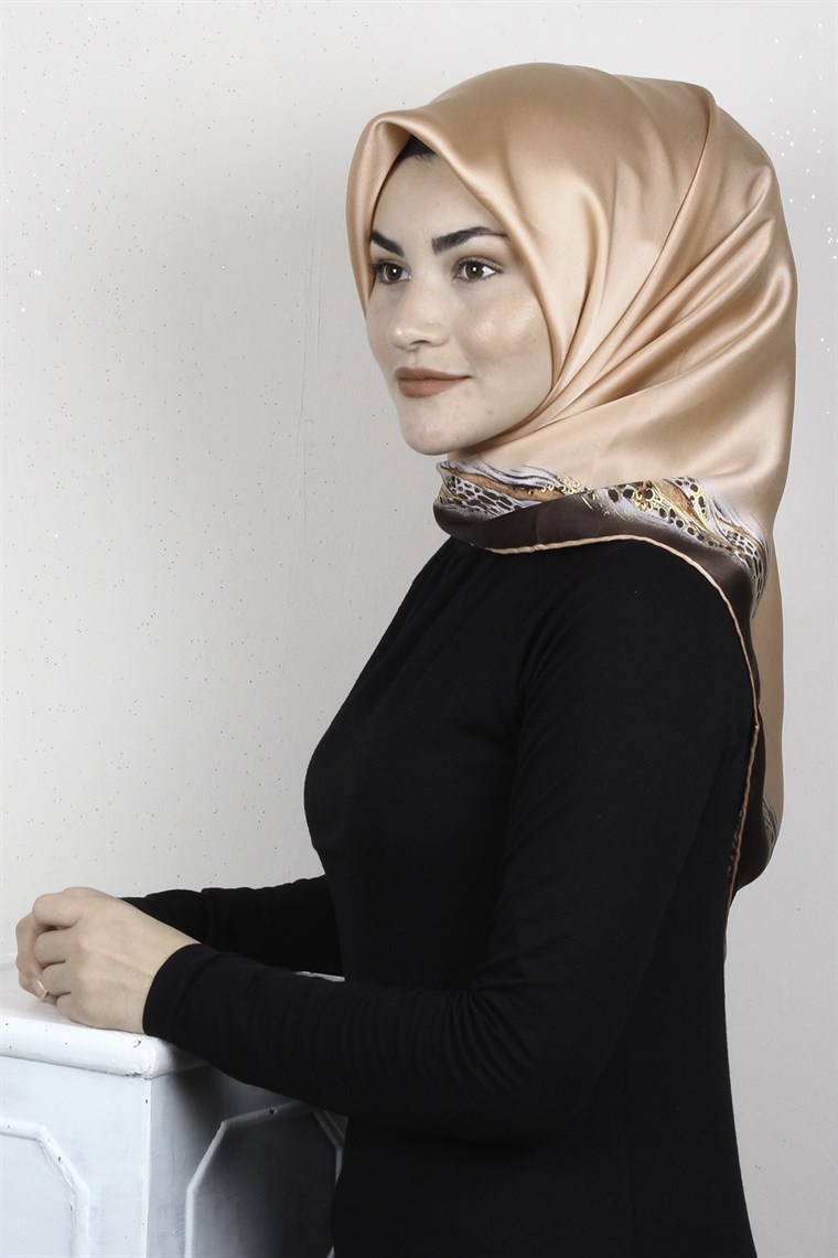 Sura Varaklı İpek Eşarp 4560-176