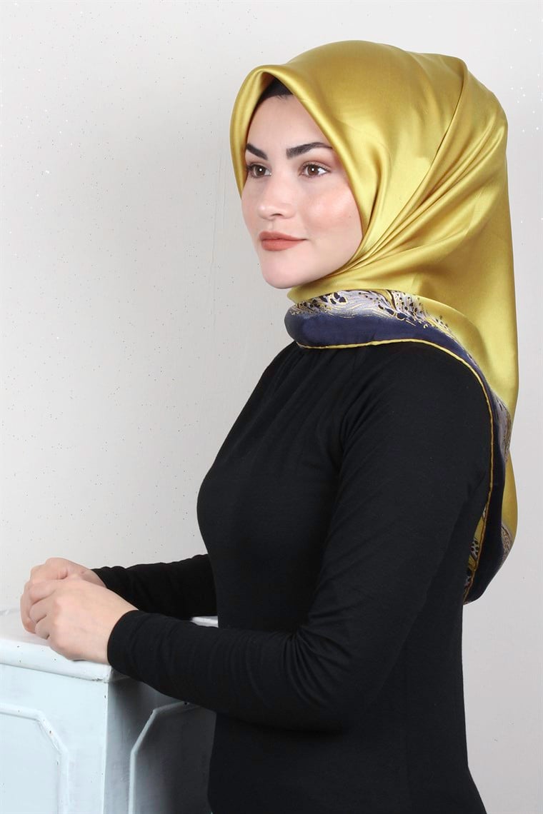 Sura Varaklı İpek Eşarp 4560-177