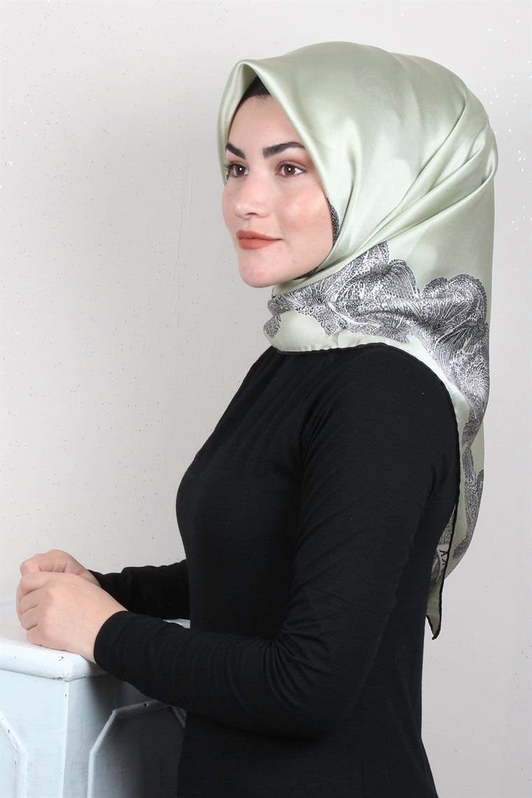 Sura Varaklı İpek Eşarp 4560-179