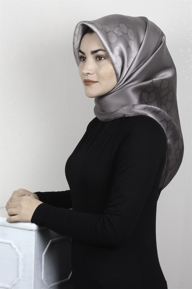 Sura Varaklı İpek Eşarp 4560-183