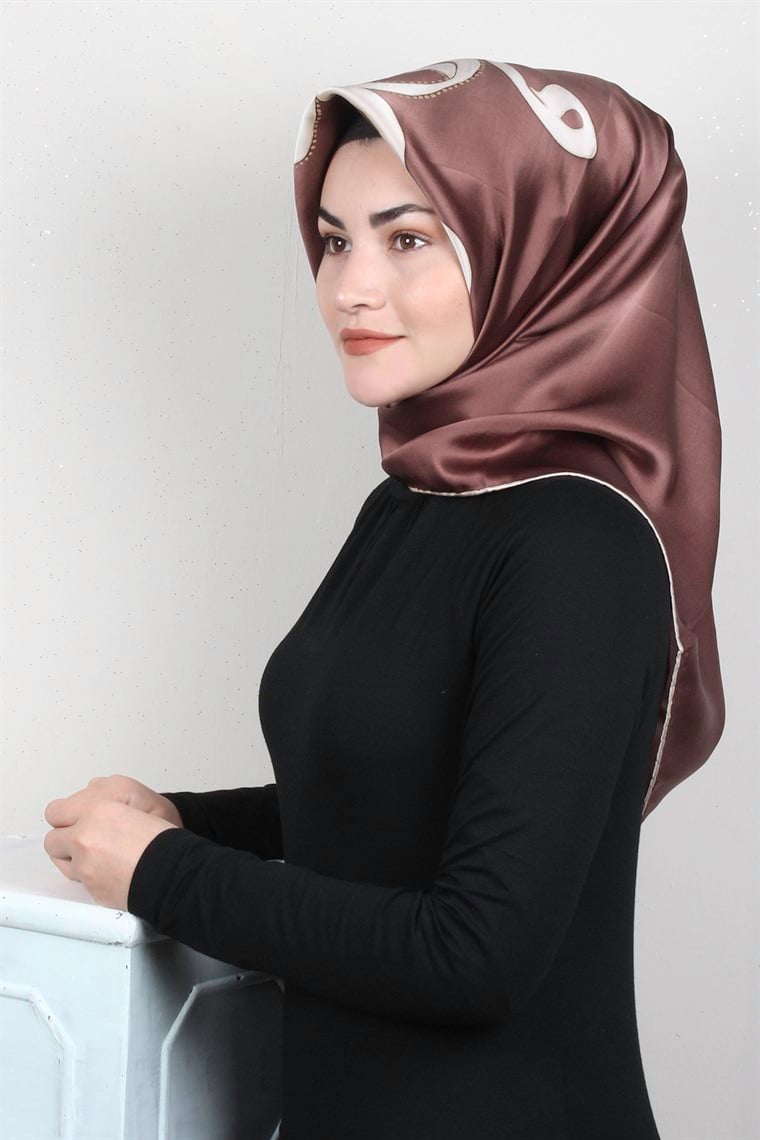 Sura Varaklı İpek Eşarp 4560-191