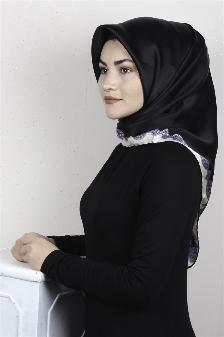 Sura Varaklı İpek Eşarp 4560-195