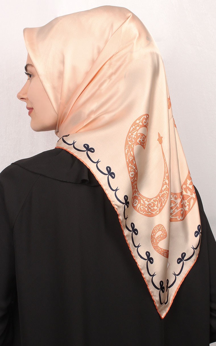 Sura Varaklı İpek Eşarp 4560-2