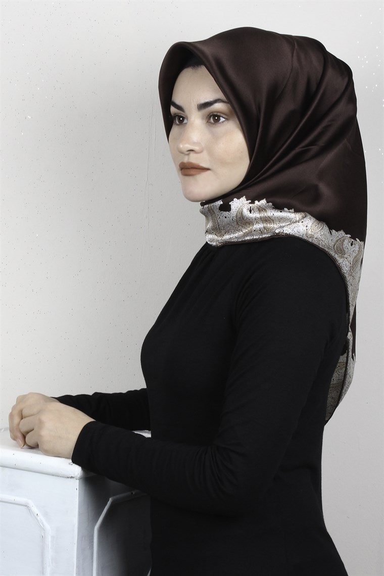 Sura Varaklı İpek Eşarp 4560-201