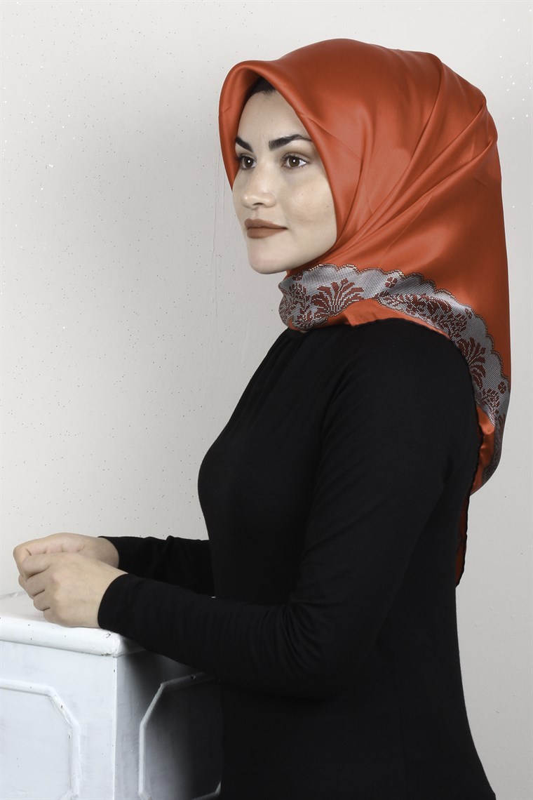 Sura Varaklı İpek Eşarp 4560-203