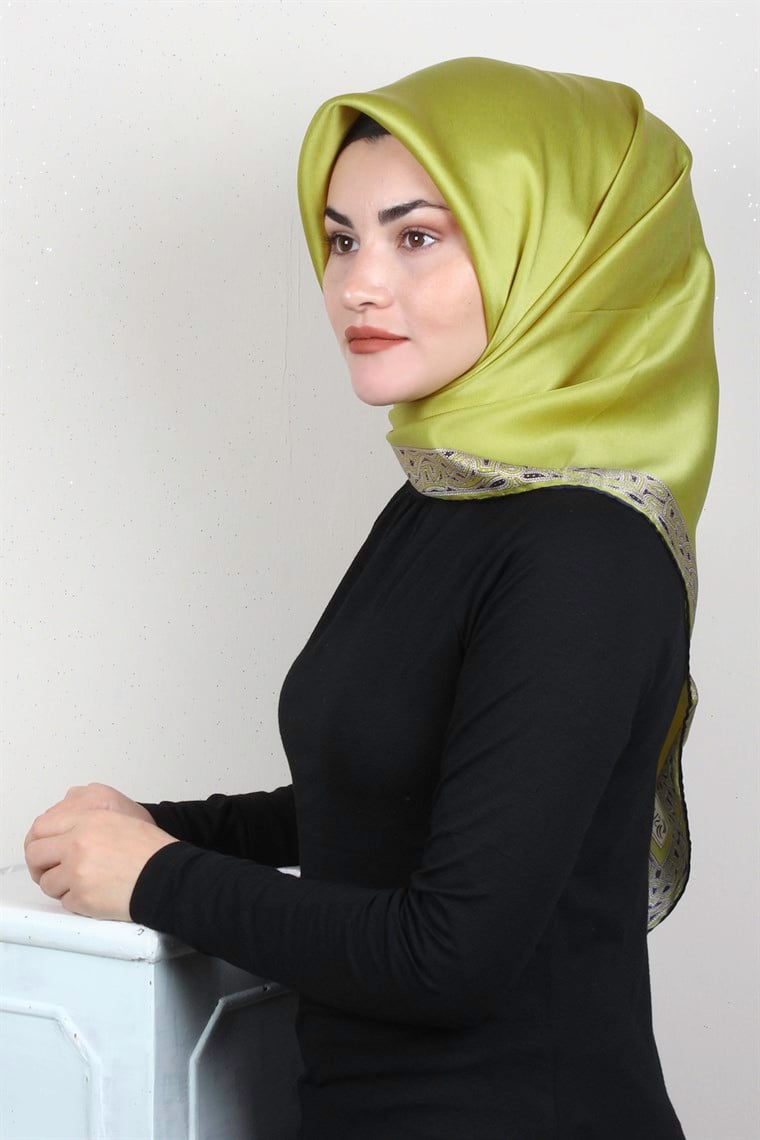 Sura Varaklı İpek Eşarp 4560-206