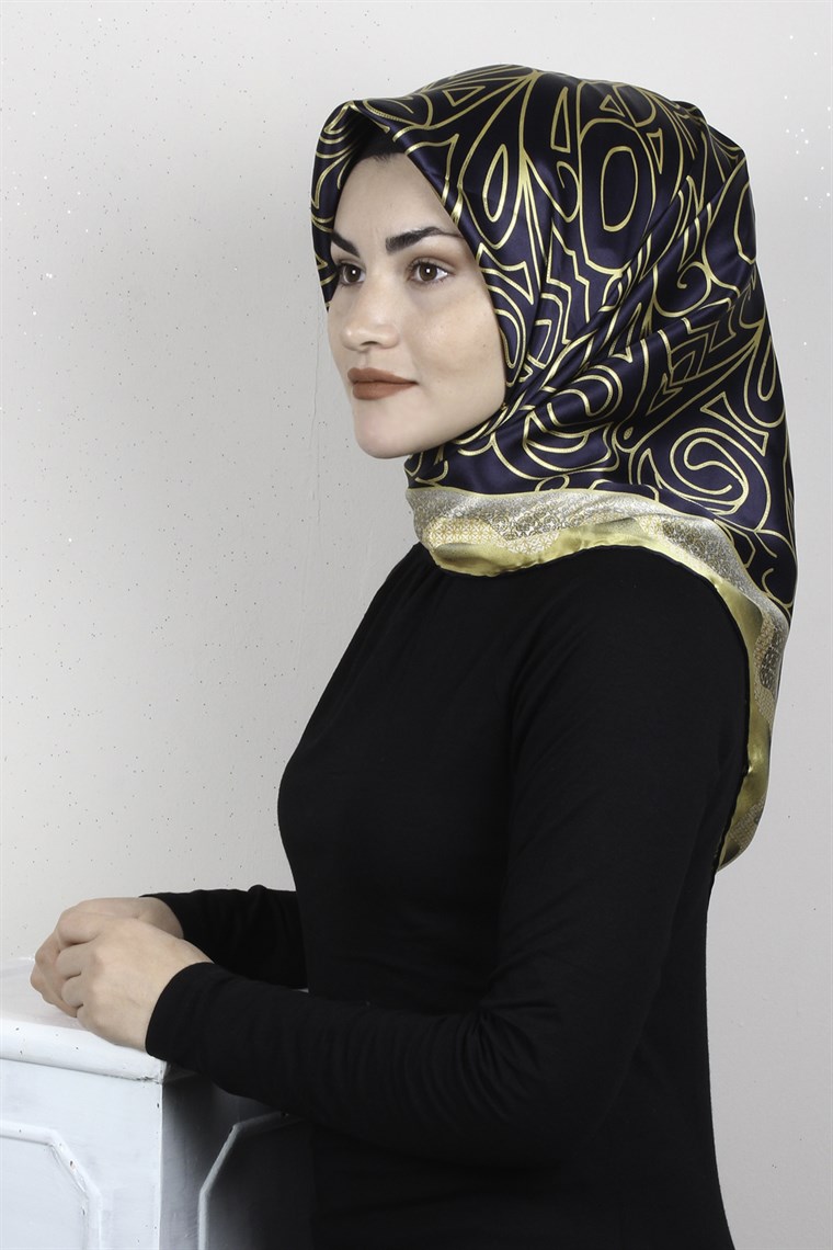 Sura Varaklı İpek Eşarp 4560-213