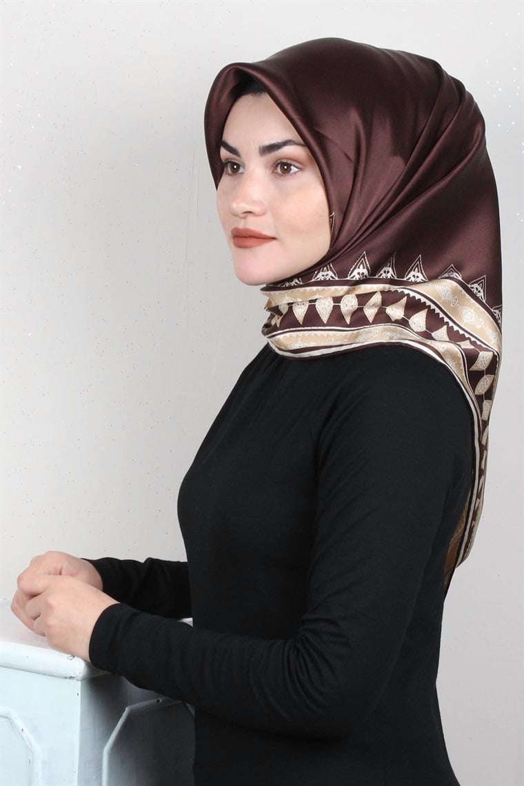 Sura Varaklı İpek Eşarp 4560-214