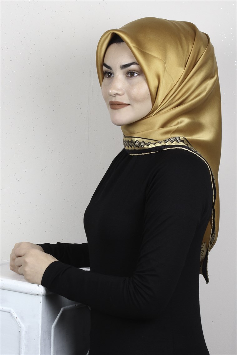Sura Varaklı İpek Eşarp 4560-219