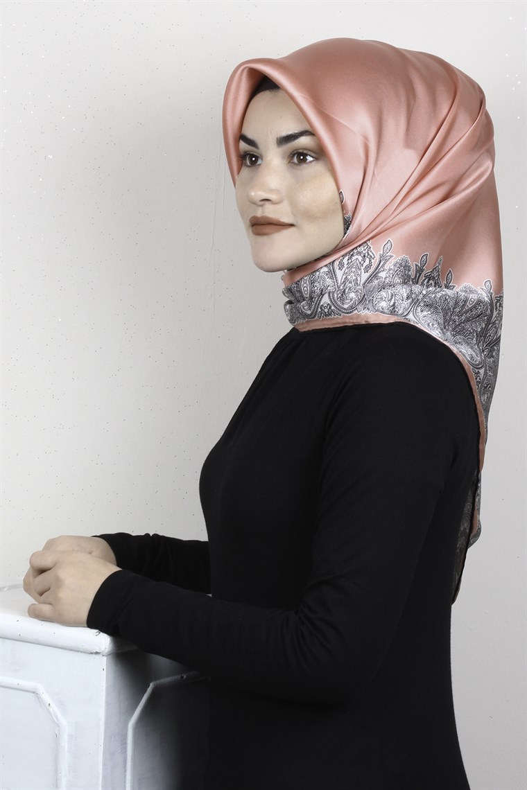 Sura Varaklı İpek Eşarp 4560-222