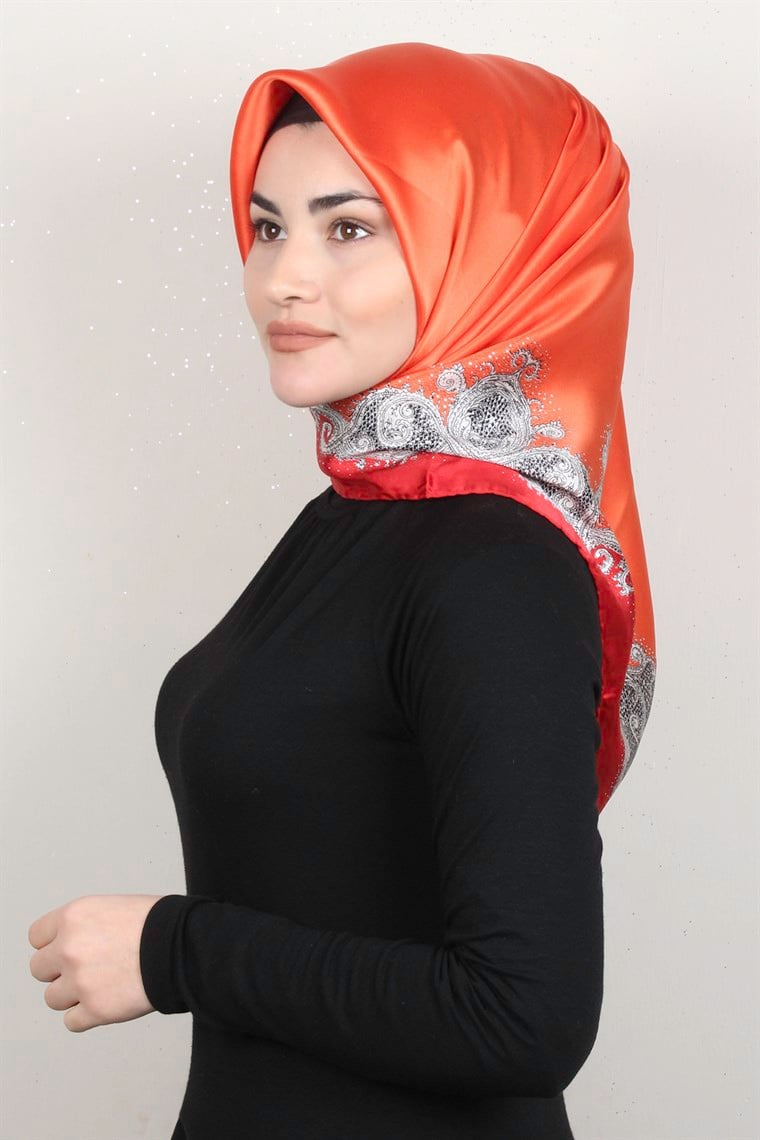 Sura Varaklı İpek Eşarp 4560-223