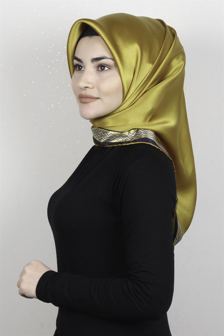 Sura Varaklı İpek Eşarp 4560-224 