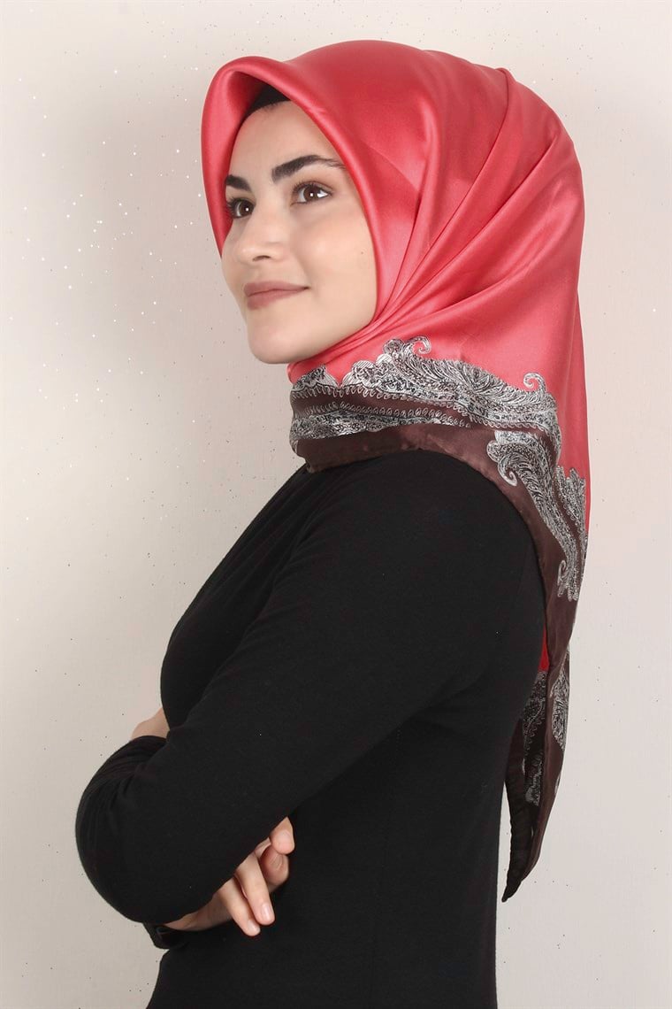 Sura Varaklı İpek Eşarp 4560-227