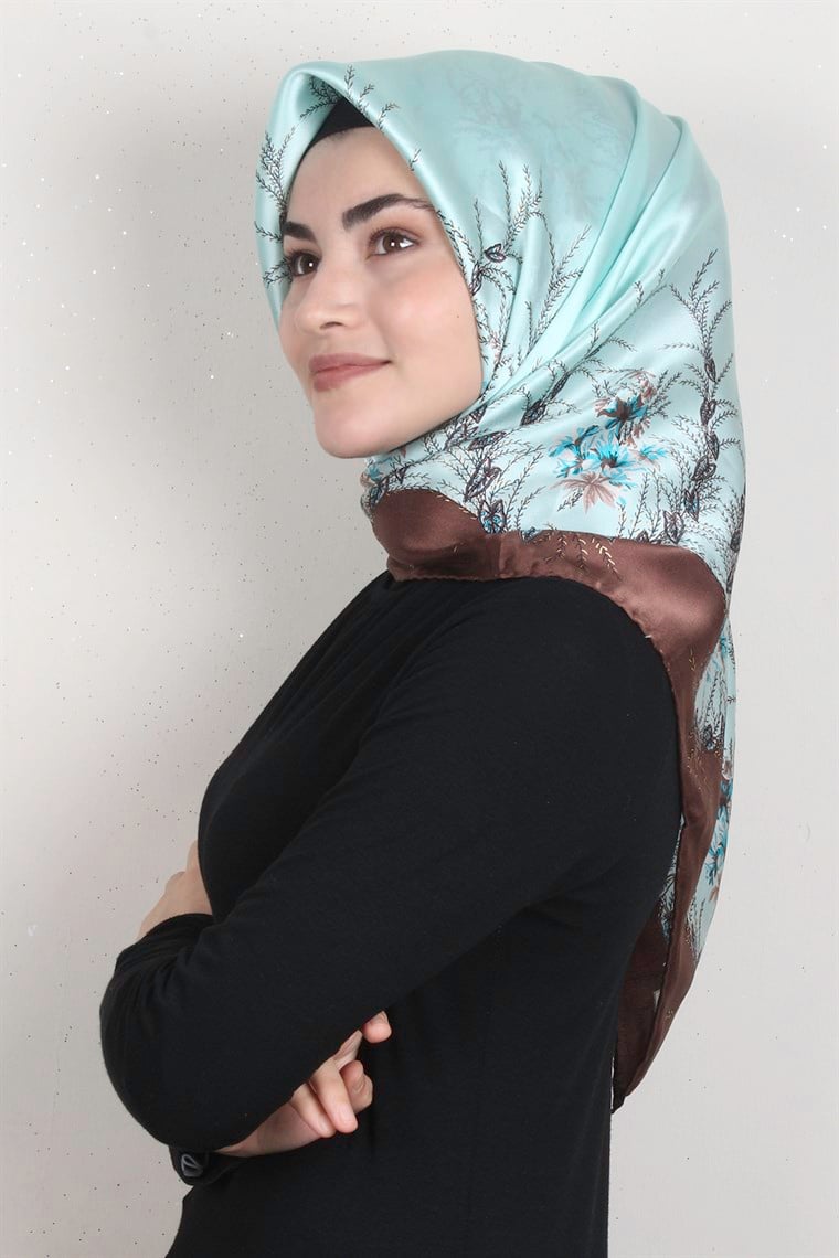 Sura Varaklı İpek Eşarp 4560-228