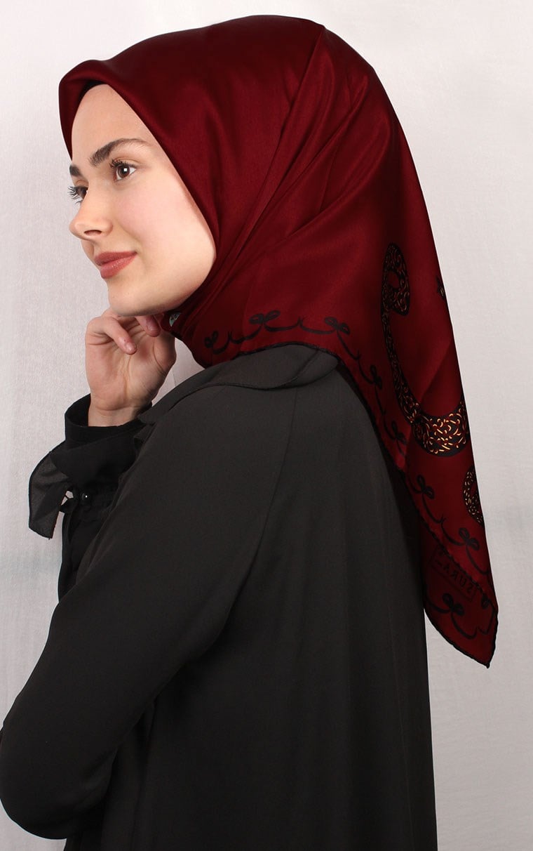 Sura Varaklı İpek Eşarp 4560-51