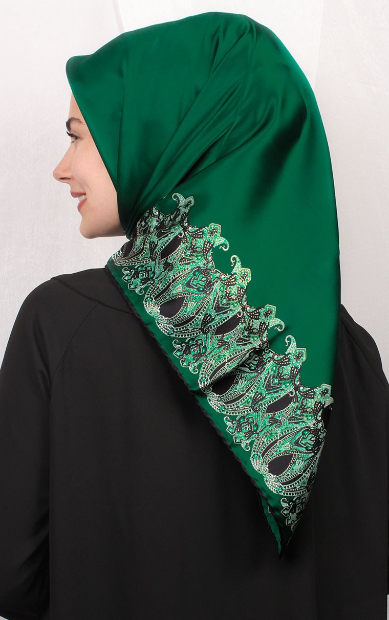 Sura Varaklı İpek Eşarp 4560-6
