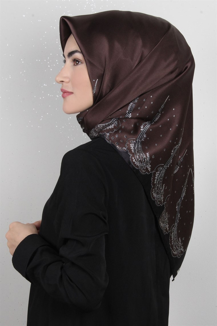 Sura Varaklı İpek Eşarp 4560-62