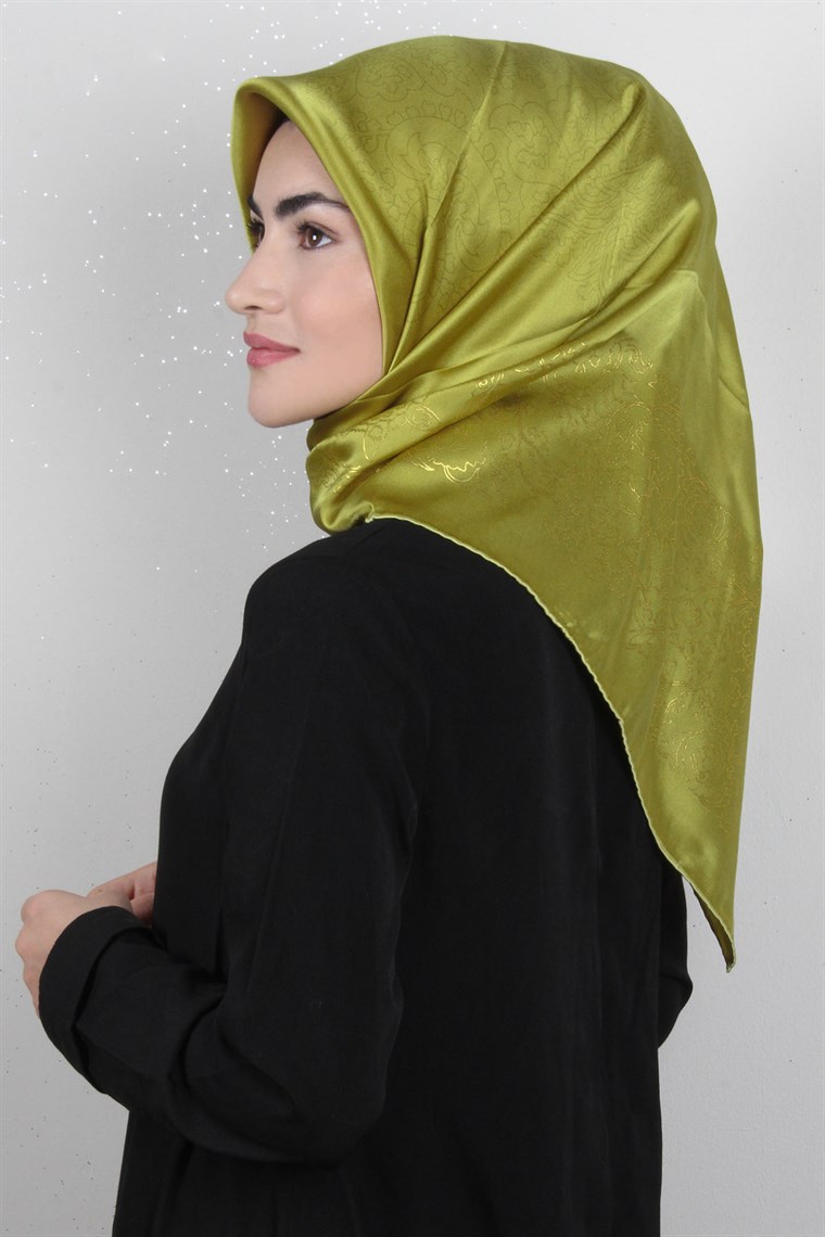 Sura Varaklı İpek Eşarp 4560-74