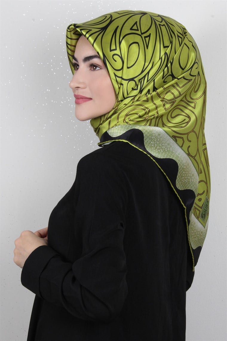 Sura Varaklı İpek Eşarp 4560-78