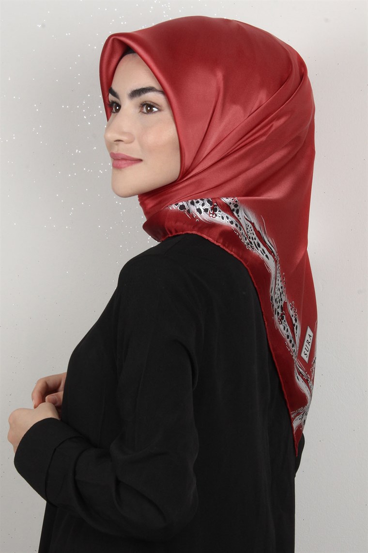 Sura Varaklı İpek Eşarp 4560-81