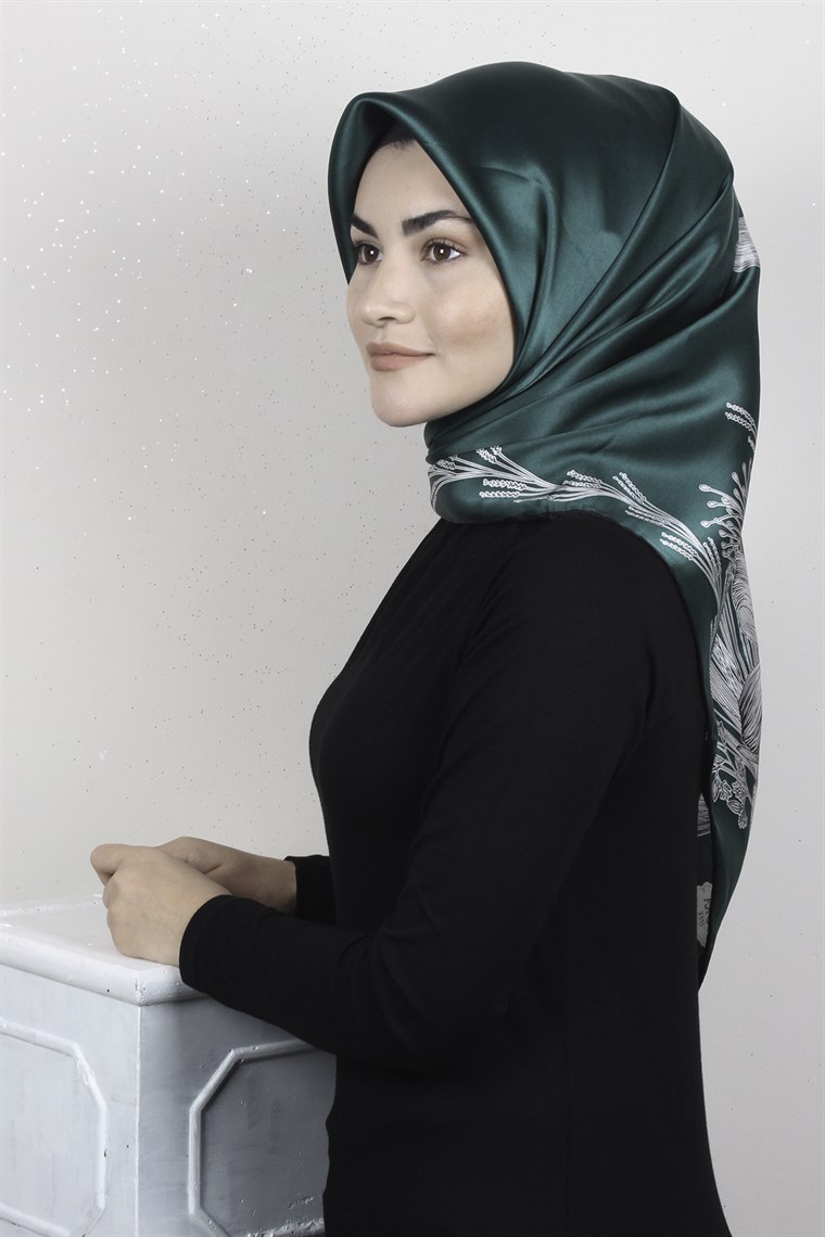 Sura Varaklı İpek Eşarp 4560-85