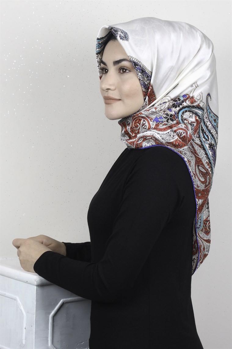 Sura Varaklı İpek Eşarp 4560-90