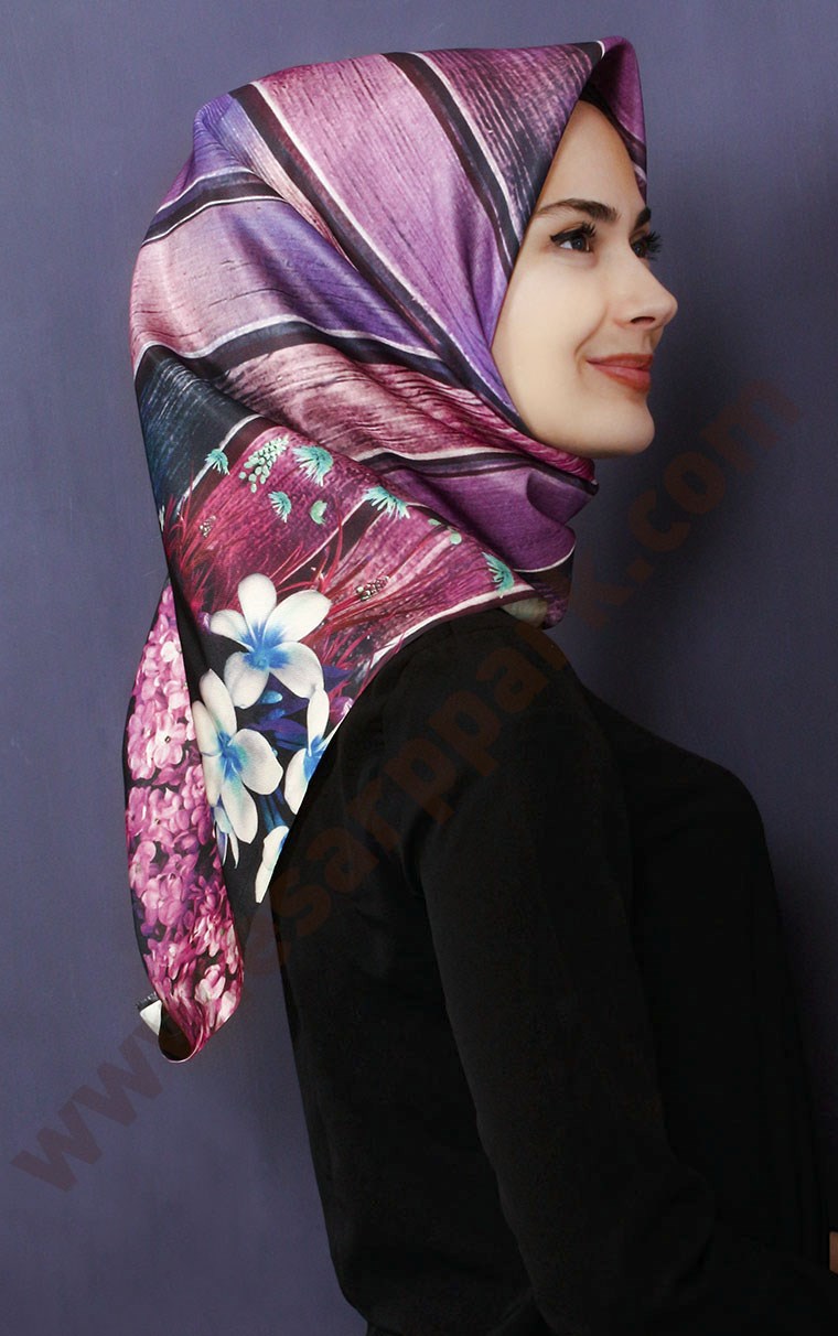 Tafta Dijital Eşarp 1300-3