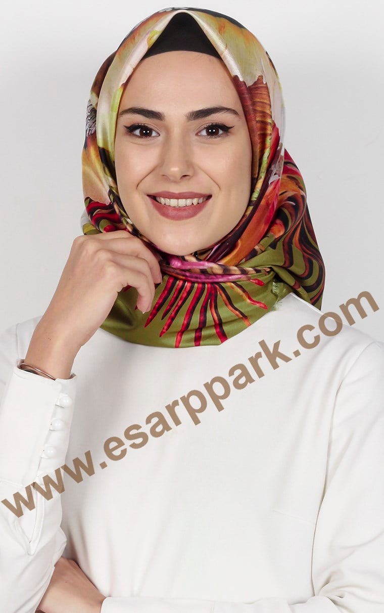 Tafta Dijital Eşarp 1320-7