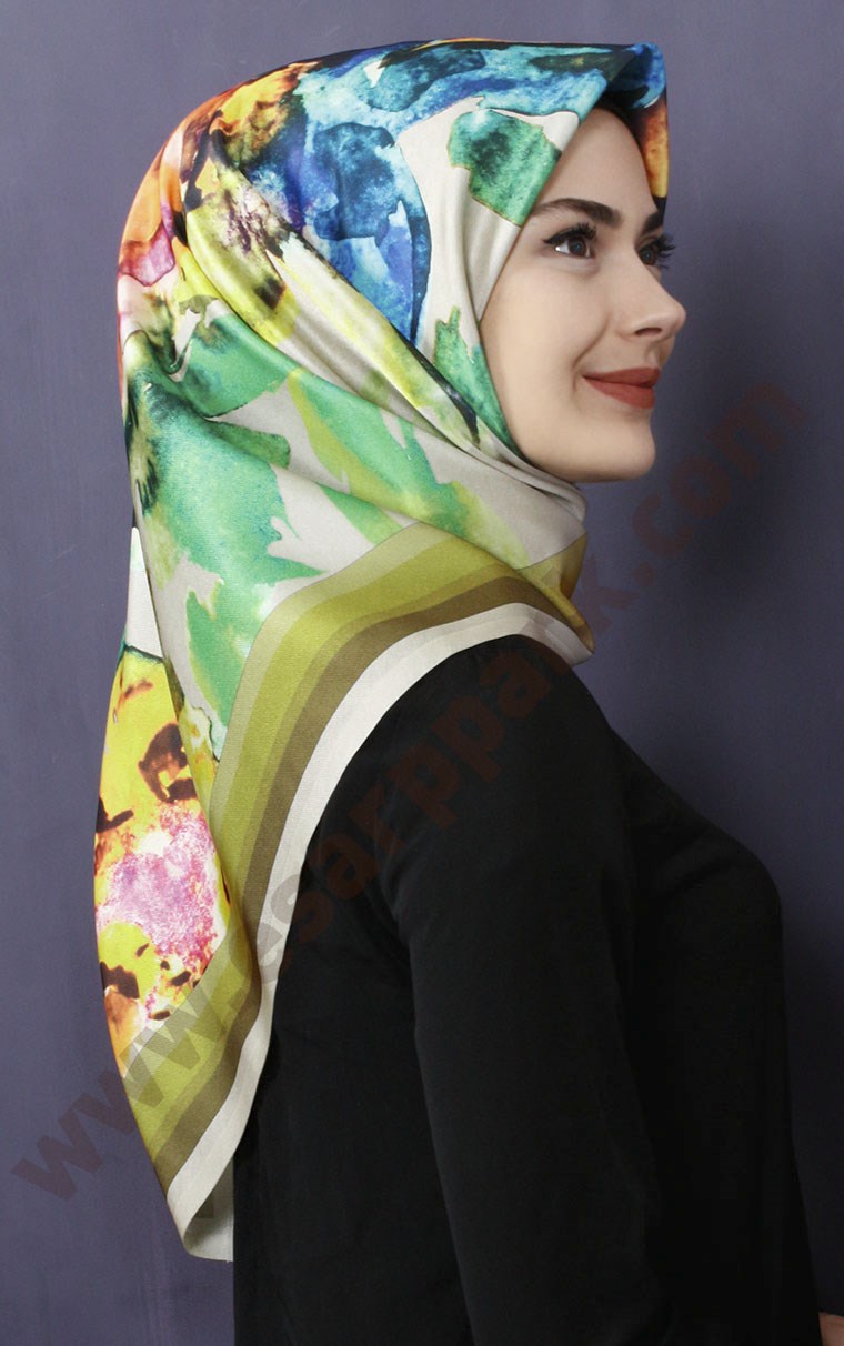 Tafta Dijital Eşarp 1321-3