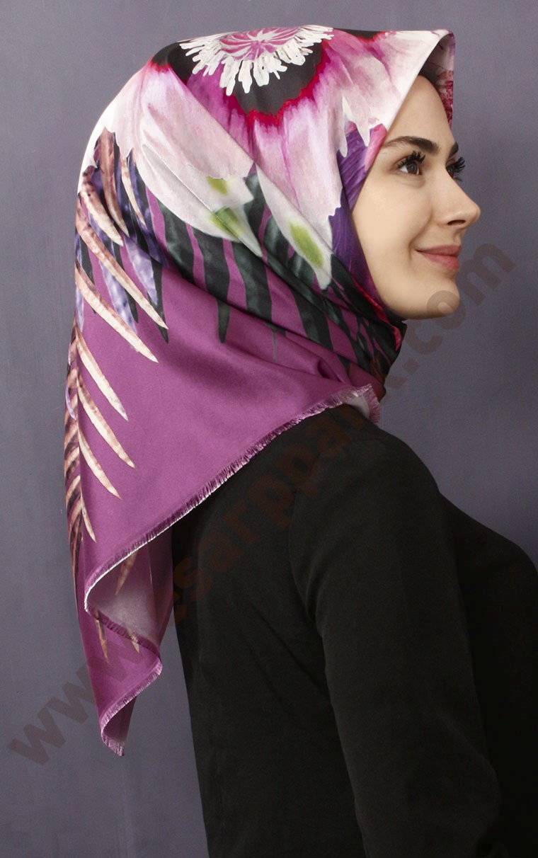 Tafta Dijital Eşarp 1321-5