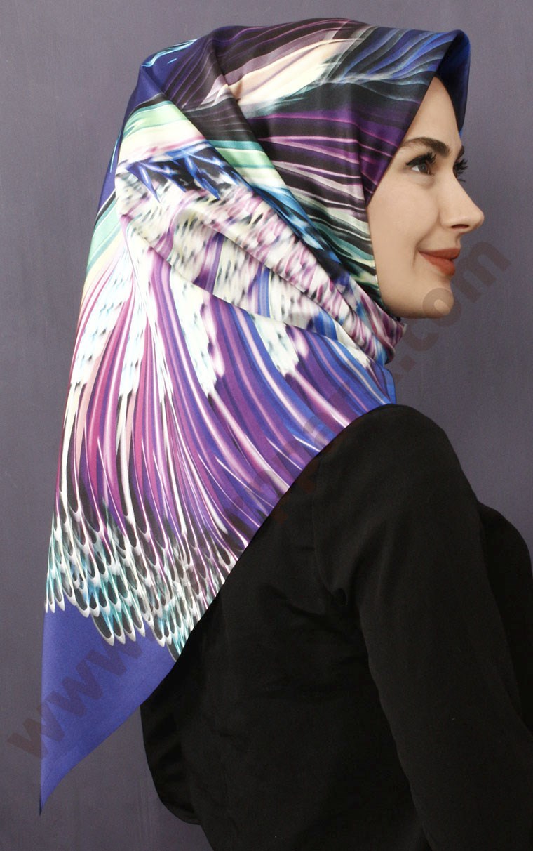 Tafta Dijital Eşarp 1327-4