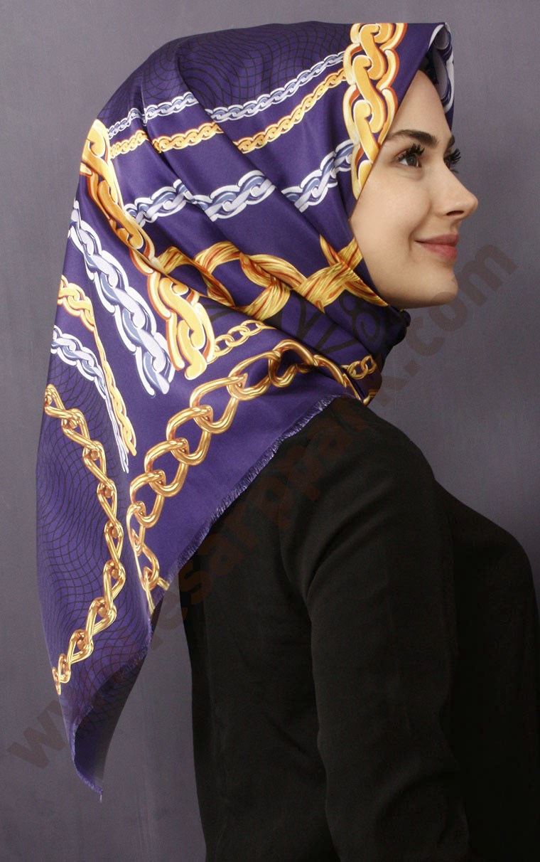 Tafta Dijital Eşarp 1328-4