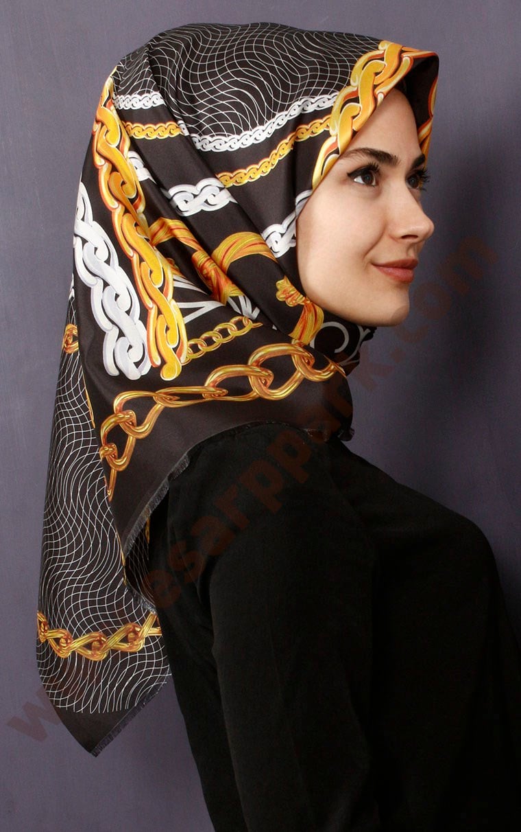 Tafta Dijital Eşarp 1328-8