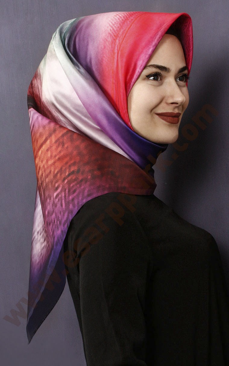 Tafta Dijital Eşarp 1334-7