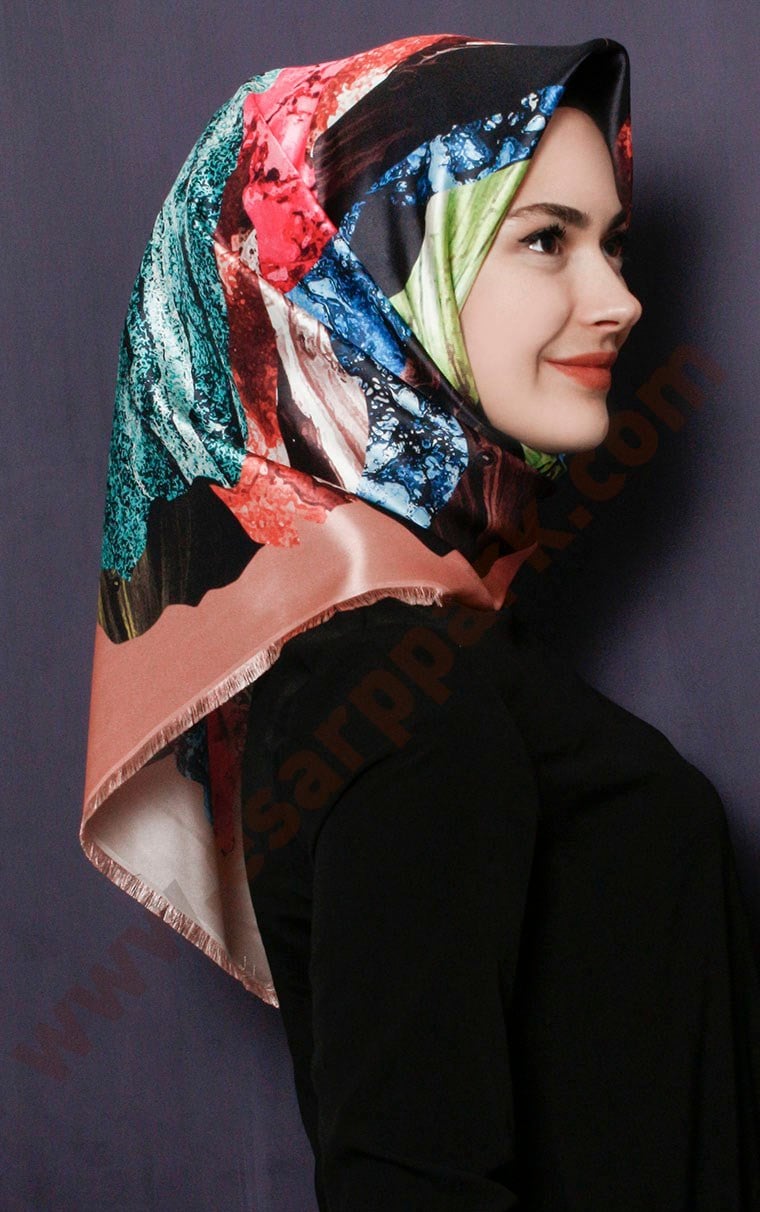 Tafta Dijital Eşarp 1335-12