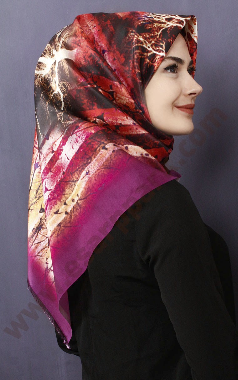 Tafta Dijital Eşarp 1335-4
