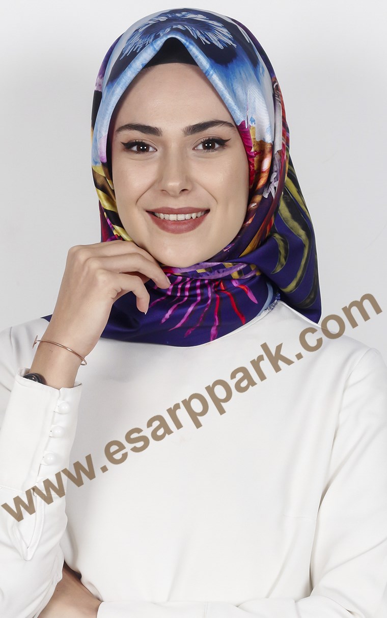 Tafta Dijital Eşarp 1335-7