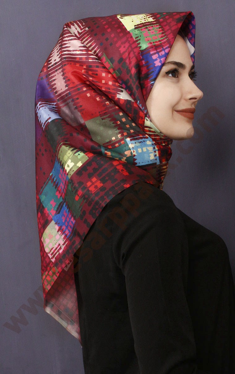 Tafta Dijital Eşarp 1336-4