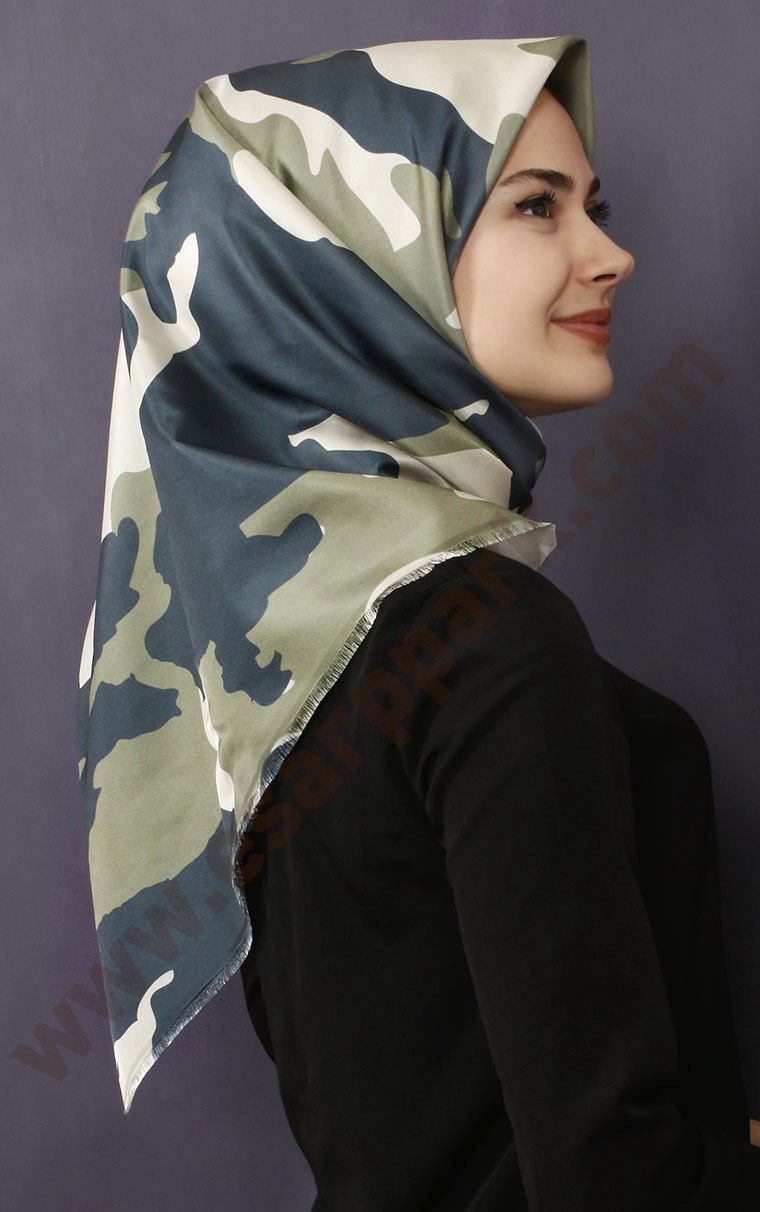 Tafta Dijital Eşarp 1339-6