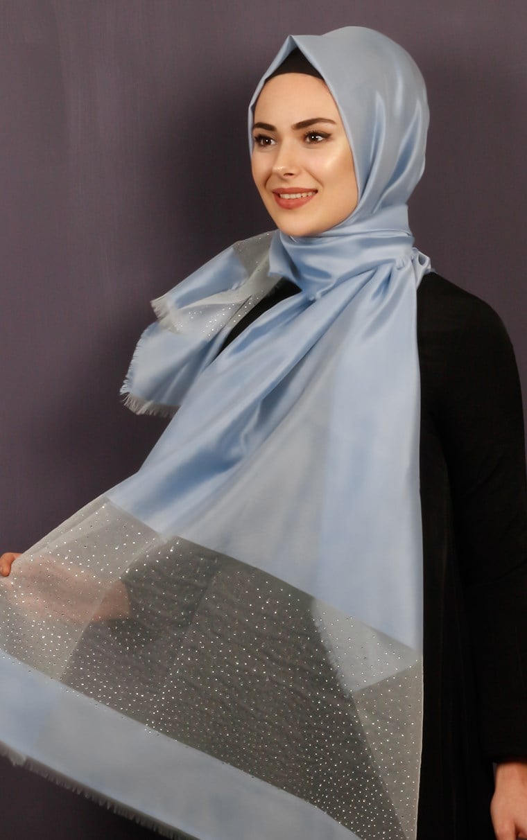 Taşlı Tül Şal 1067-8