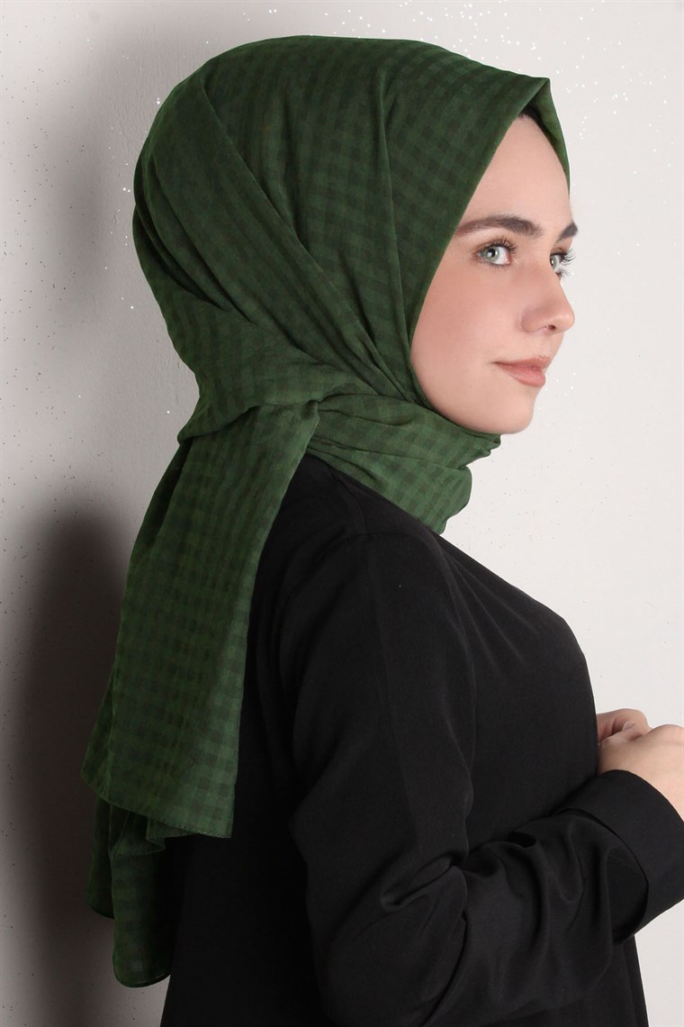 Trend Kare Desen Şal 1437-13 Yaprak