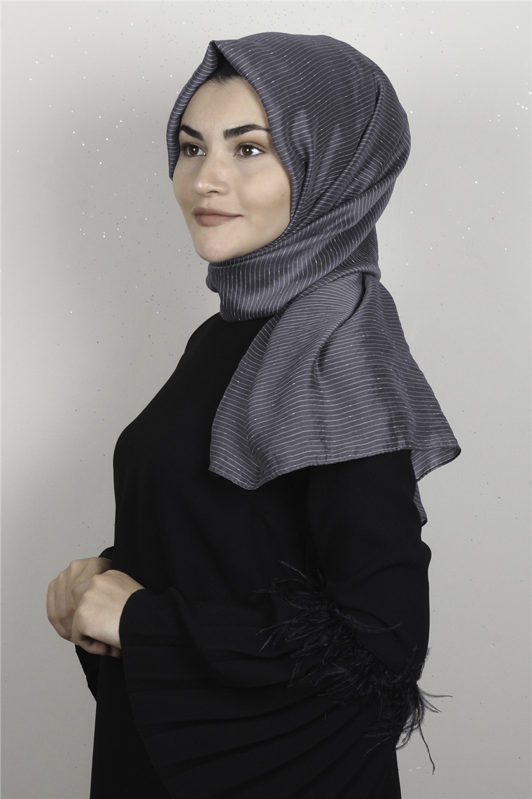 Trend Şal 3650-3 Füme