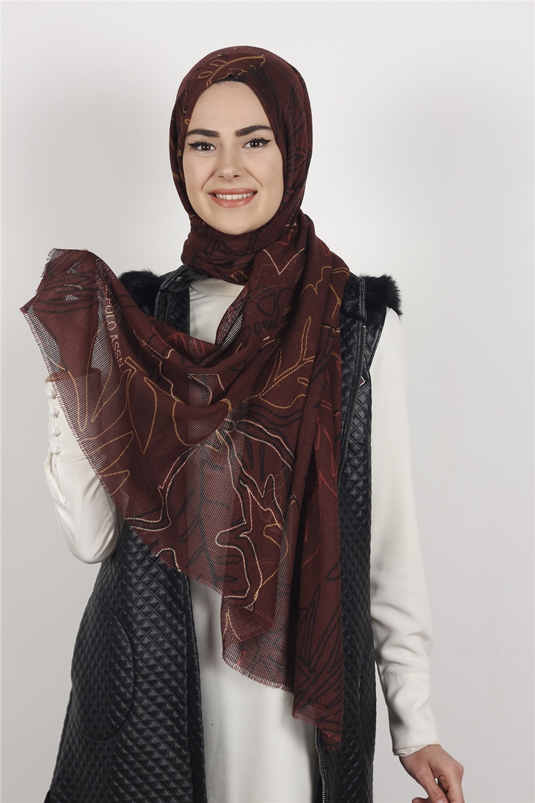 U.s Polo Assn Fileli Desenli Şal 150-14