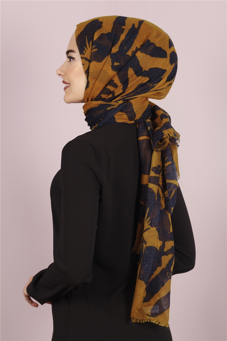 U.s Polo Assn Fileli Desenli Şal 150-6