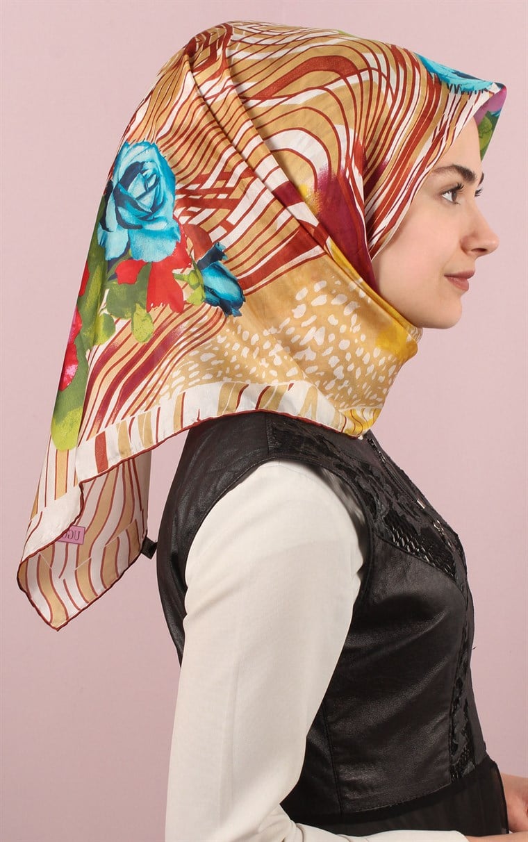 Ugoza Vual İpek Eşarp 5288-12