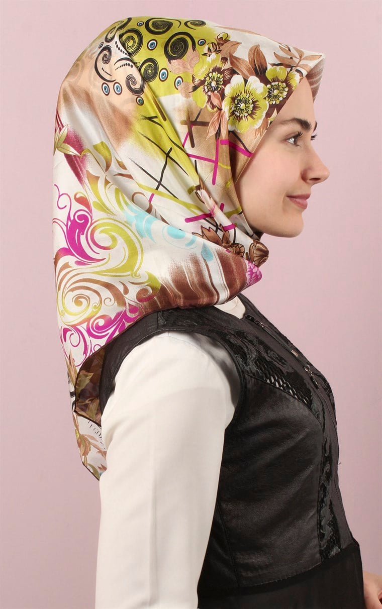 Ugoza Vual İpek Eşarp 5288-33
