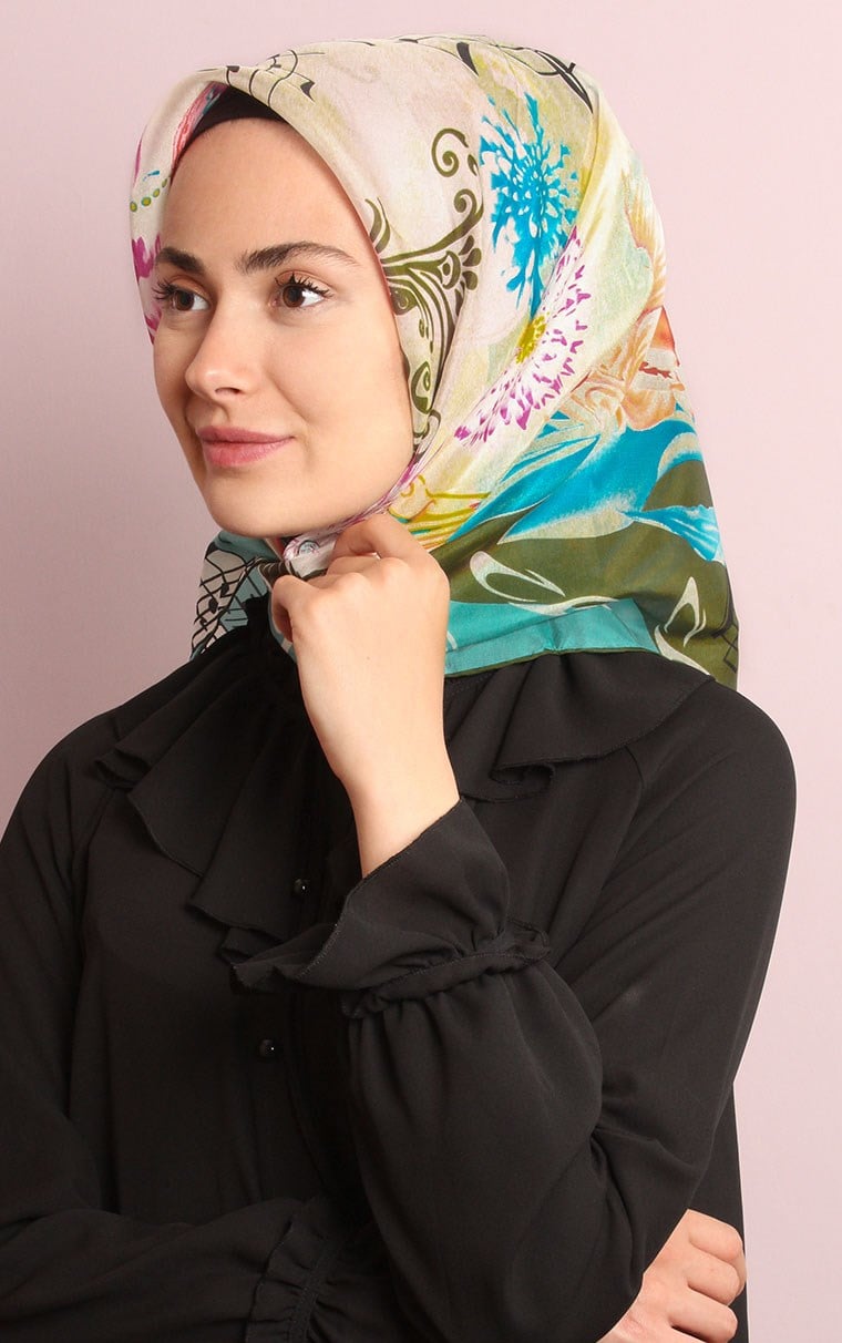 Ugoza Vual İpek Eşarp 5288-38