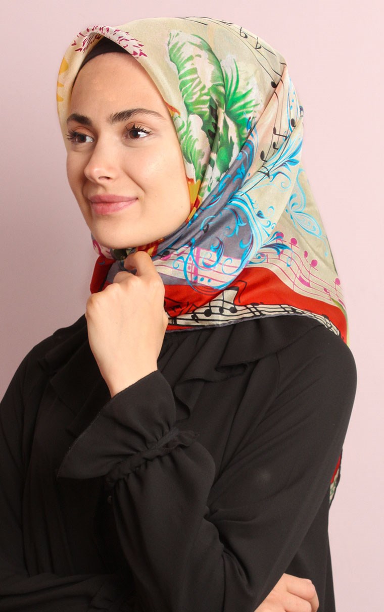 Ugoza Vual İpek Eşarp 5288-42