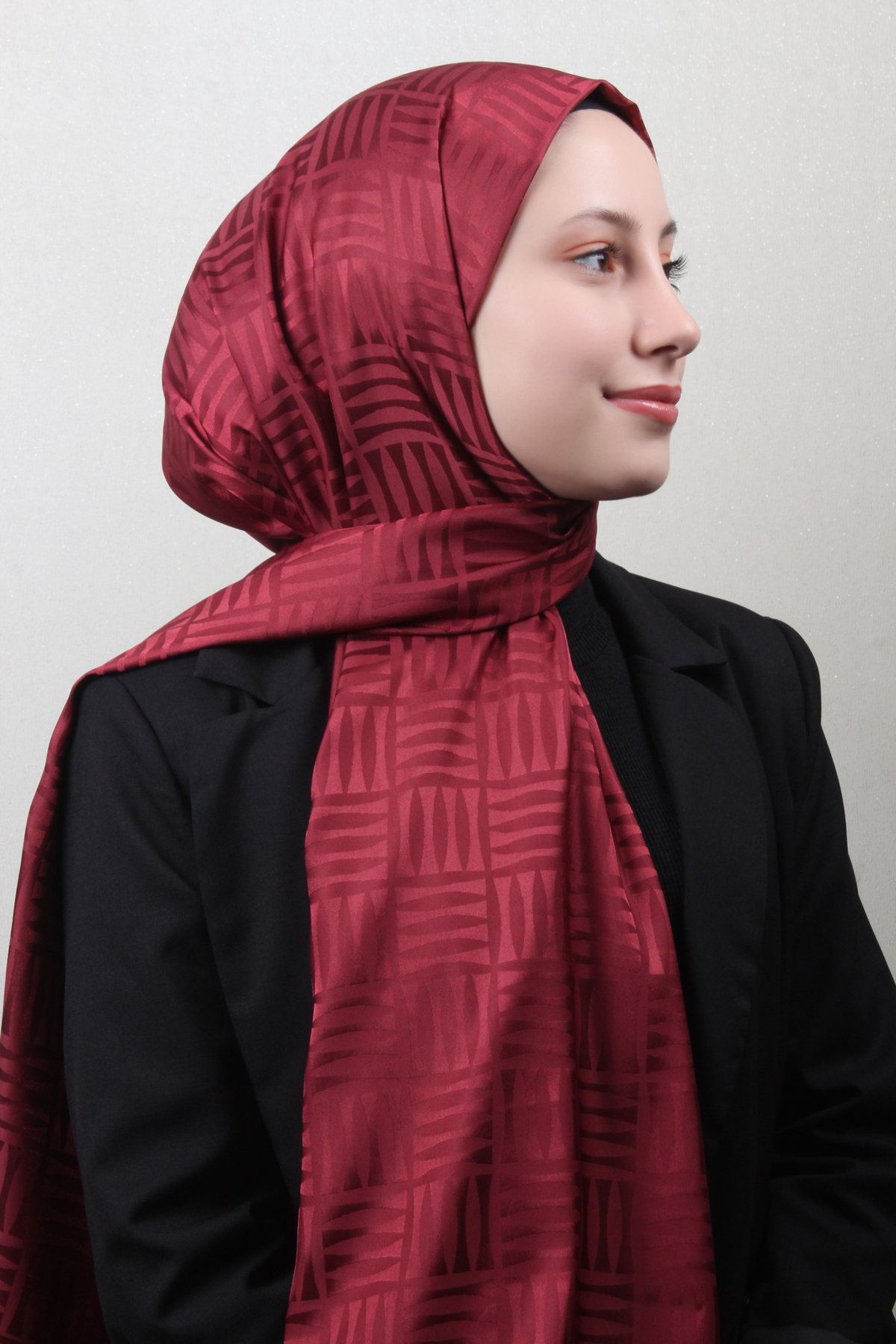 Ultralux Jakar Şal 4111-2 Bordo