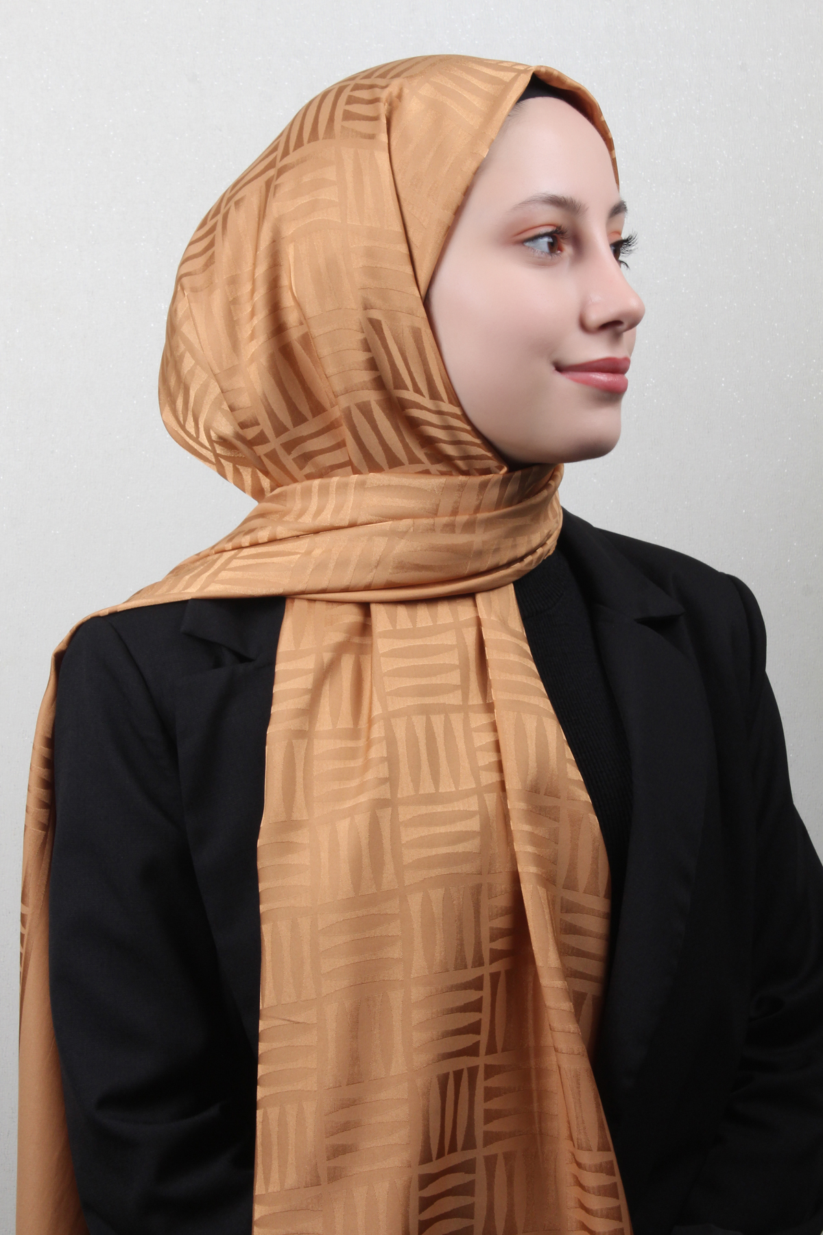 Ultralux Jakar Şal 4111-6 Karamel